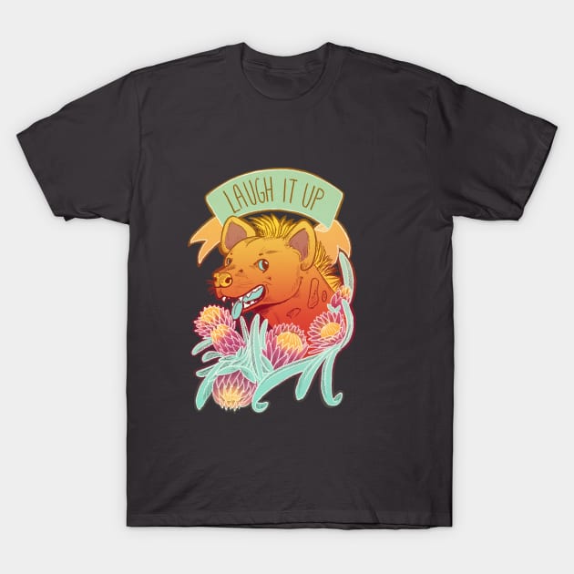 Laughing hyena v.3 T-Shirt by iisjah